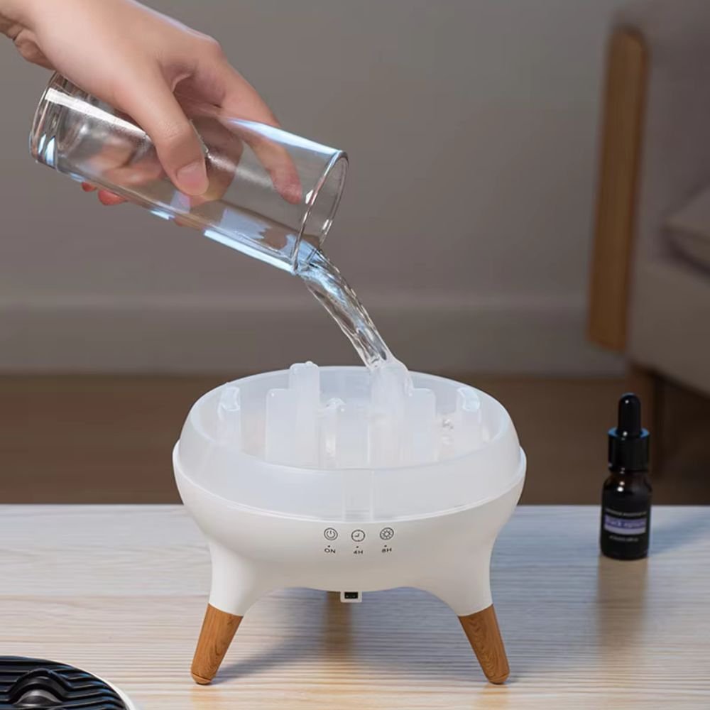 Flame Effect LED Aromatherapy Diffuser