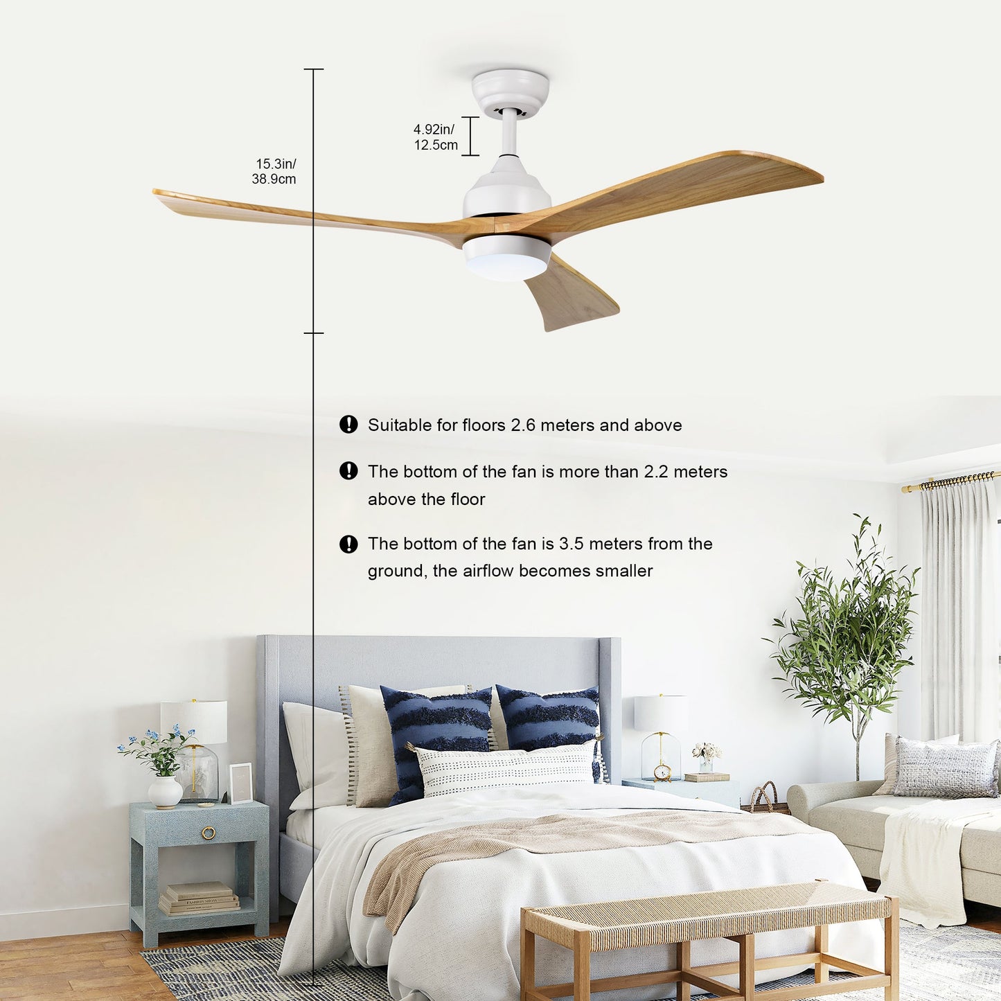 Wooden Ceiling Fan