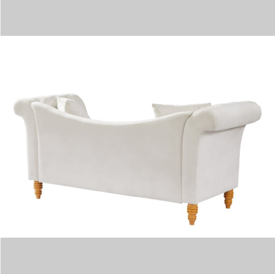 Velvet Ottoman