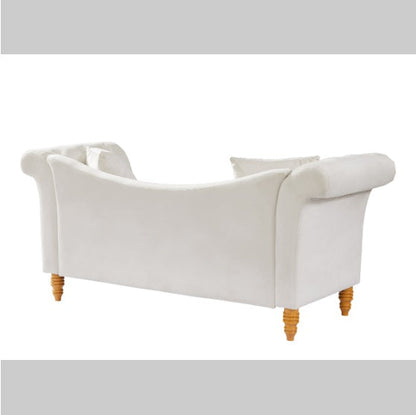 Velvet Ottoman
