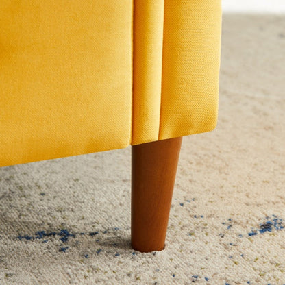 Yellow Multifunctional Storage Rectangular Sofa Stool