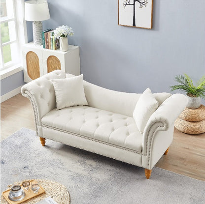Velvet Ottoman