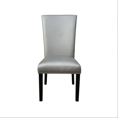 Camila - PU Dining Chair Silver