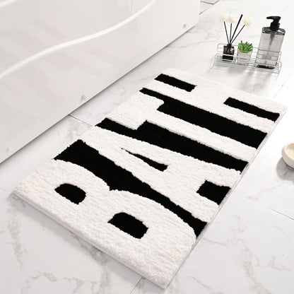 Bath mats for bathroom Cute Bathroom MatLarge Bathroom MatsBATH Bath Mat (20.2x32.2in)Non Slip Fluffy Absorbent Microfiber Bath mat Washable Aesthetic Bathroom Rugs Bathroom Upgrade!