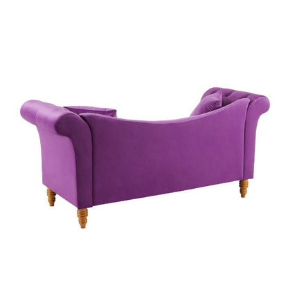 Velvet Ottoman