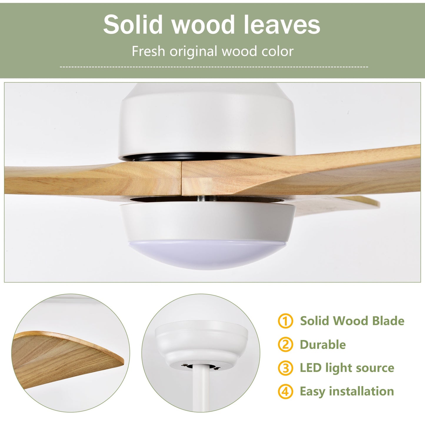 Wooden Ceiling Fan