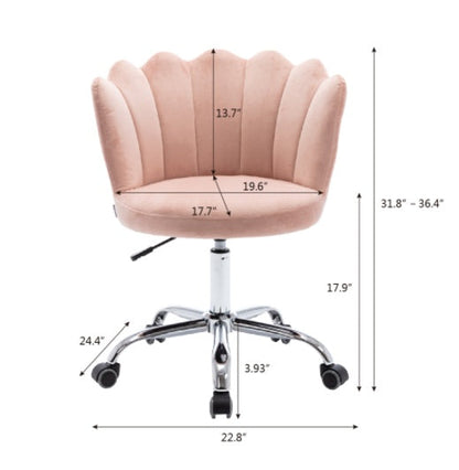 Velvet Home Office Chair