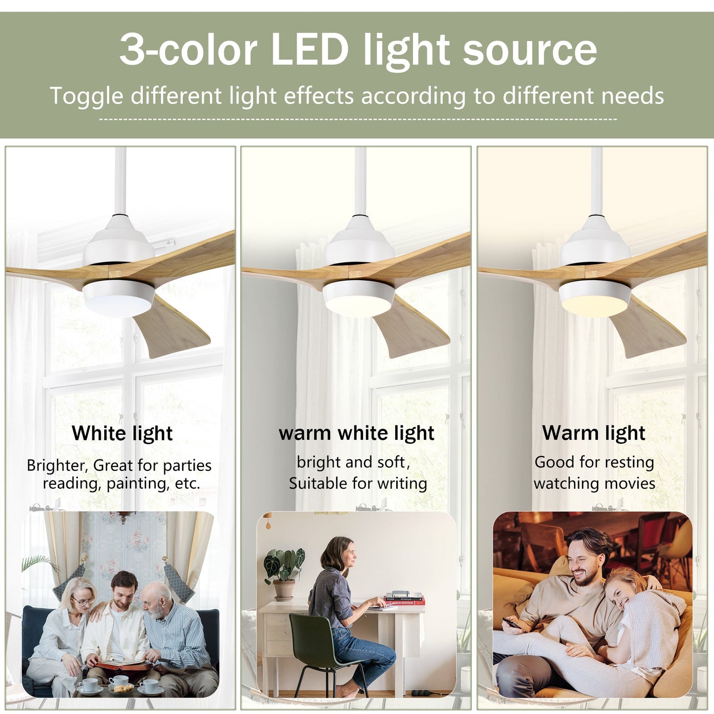 Wooden Ceiling Fan