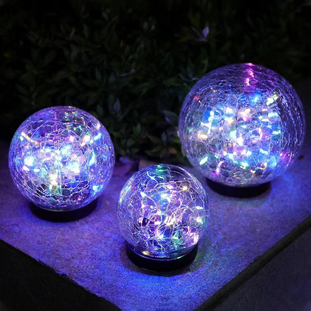 Solar Crack Outdoor Ground Light with Light Control