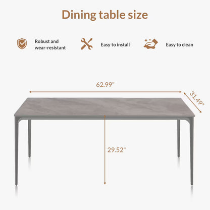 Grey Dining Table Only