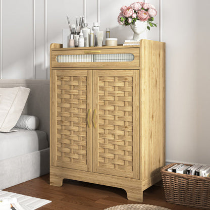 Wooden Coffee Bar Cabinet